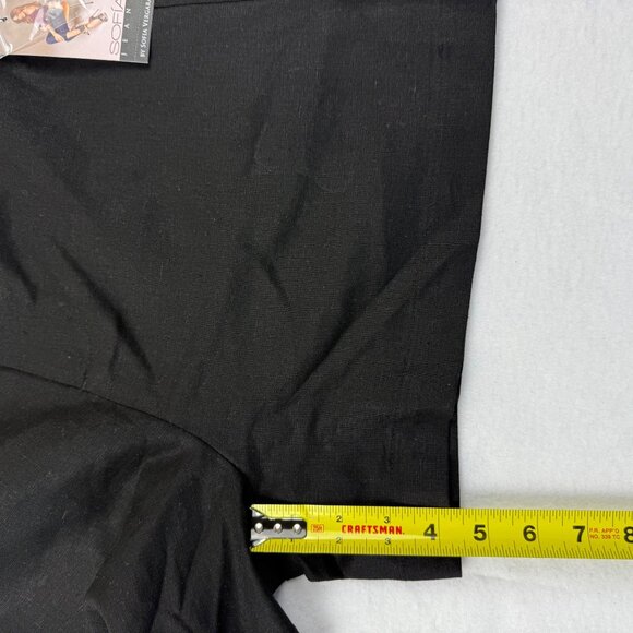 Sofia Vergara Jeans Women's Linen Blend High Rise Belted Black Shorts Size 2 NWT - Picture 11 of 11